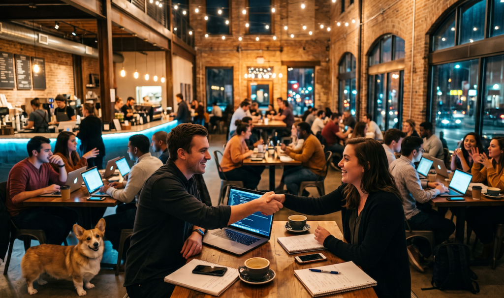 The most digital companies in the world are opening coffee shops